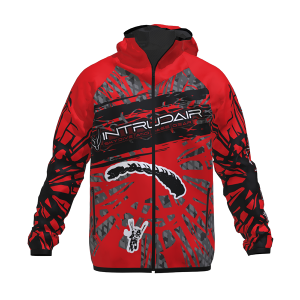 Printed Softshell Jacket Red [Hood]