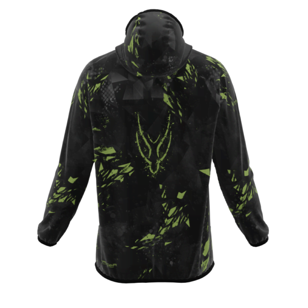 Intrudair® [Pre-Order] Triangle-Olive Printed Softshell Jacket [Hood] - Image 2