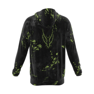 Intrudair® [Pre-Order] Triangle-olive Printed Hoodie - Image 2