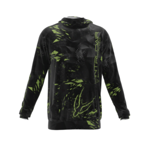 Intrudair® [Pre-Order] Triangle-olive Printed Hoodie