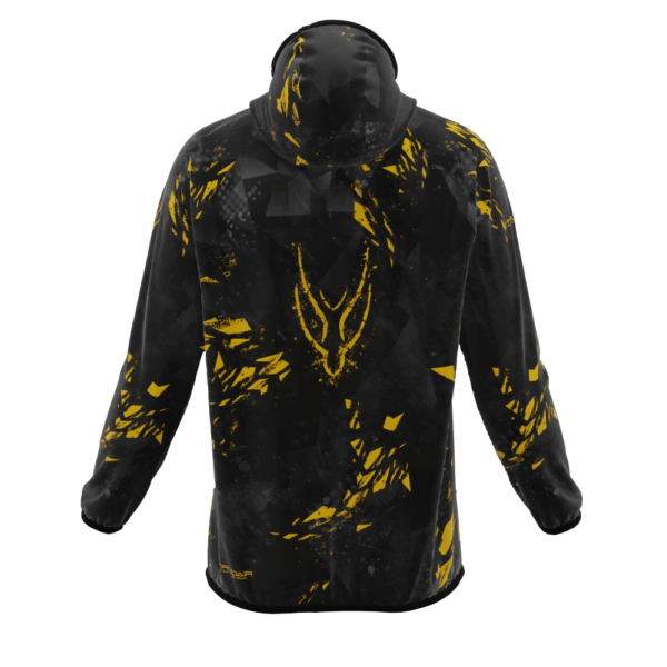 Intrudair® [Pre-Order] Triangle-Orange Printed Softshell Jacket [Hood] - Image 2