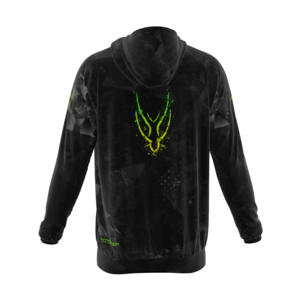 Intrudair® [Pre-Order] Trianlge-yellow-green Printed Hoodie - Image 2