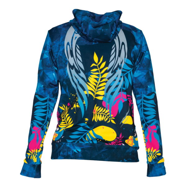Intrudair® Printed Hoodie Woman [Flower] - Image 2