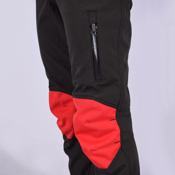 Winter Softshell Suit Black/Blue - Image 5