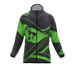 Intrudair® [Pre-Order] XRW-Green Printed Softshell Jacket [Hood]