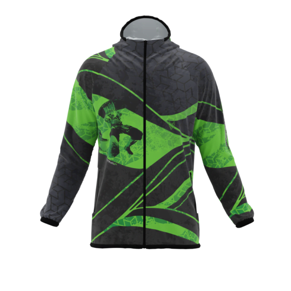 Intrudair® [Pre-Order] XRW-Green Printed Softshell Jacket [Hood]