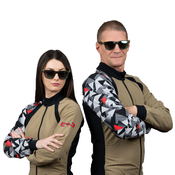 Freefly C+ Woman Beige With Red Print