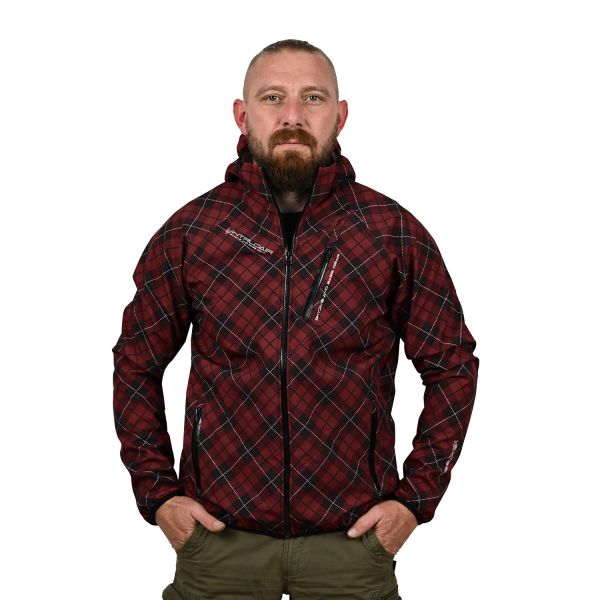 Wine red Softshell Jacket [Hood]