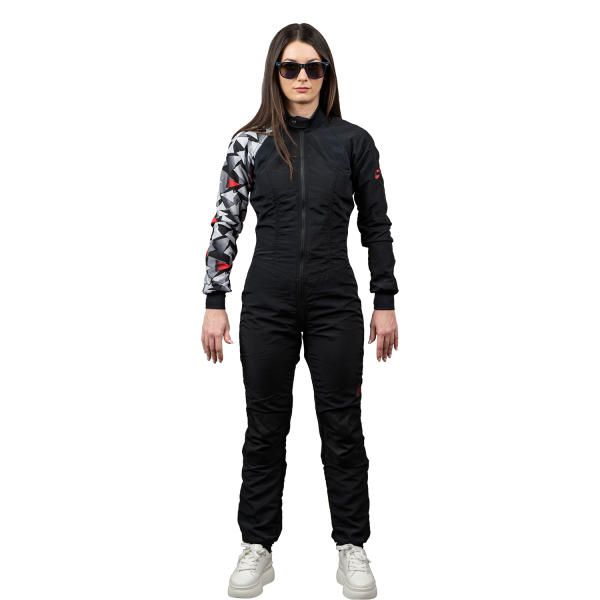 Freefly C+ Woman Black With Red Print - Image 3