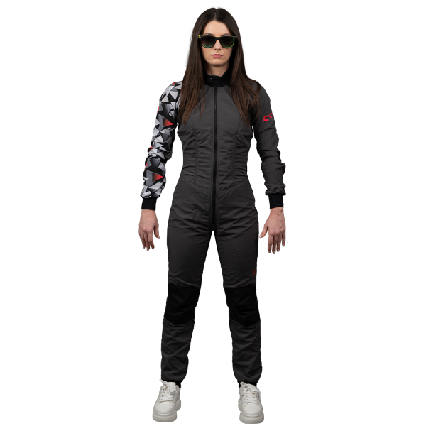 Freefly C+ Woman Gray with Red Print