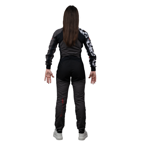 Freefly C+ Woman Gray with Red Print - Image 5