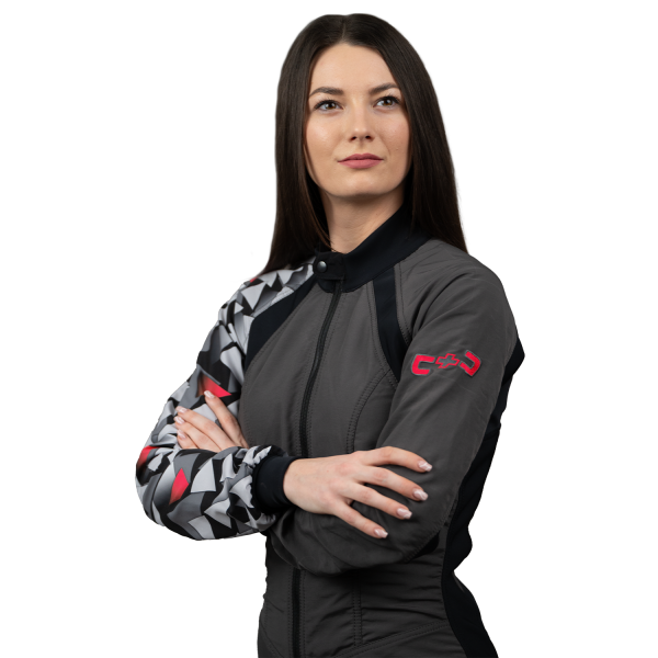 Freefly C+ Woman Gray with Red Print - Image 6