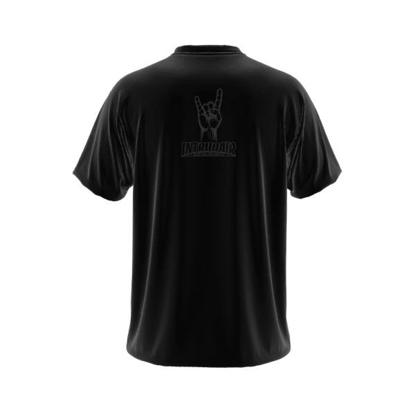 Intrudair T-Shirt Trasher style Black - Image 3
