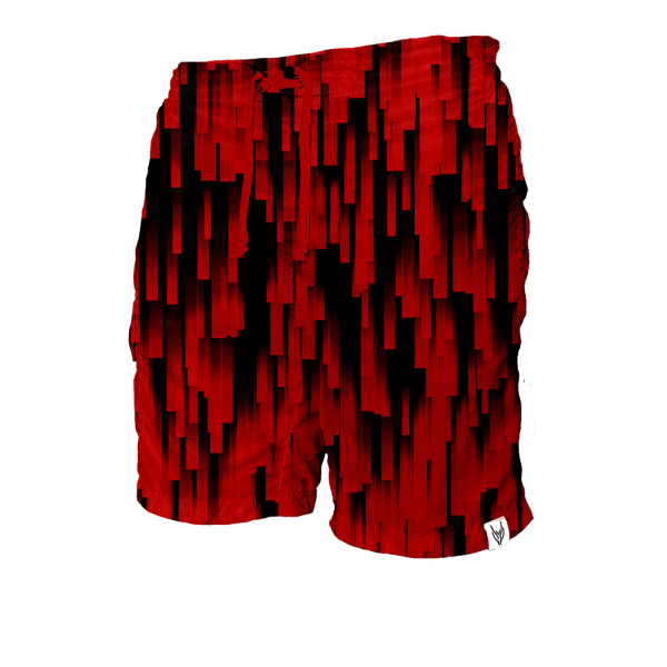 Intrudair Cargo Shorts (Black/Red) [SIZE M] - Image 3