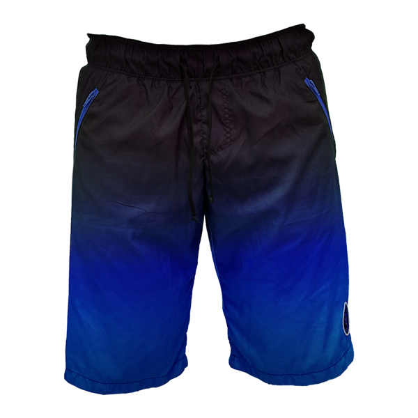 Intrudair Board Shorts ( Black/Blue Gradient)