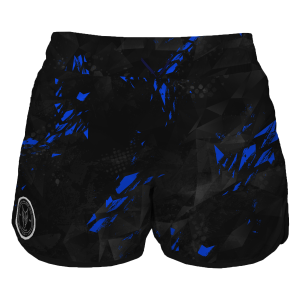 Intrudair Female Board Shorts (Blue Shard)