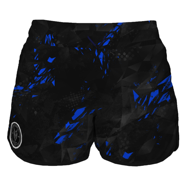 Intrudair Female Board Shorts (Blue Shard)