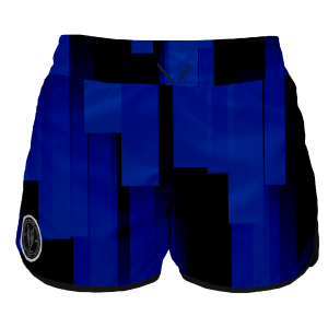 Intrudair Female Board Shorts (Blue Rain)