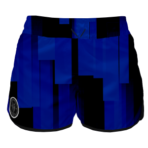 Intrudair Female Board Shorts (Blue Rain)