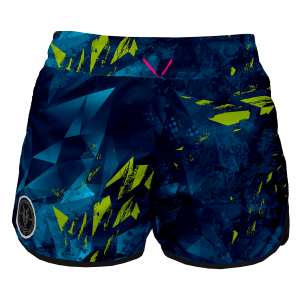 Intrudair Female Board Shorts (Green Prism)