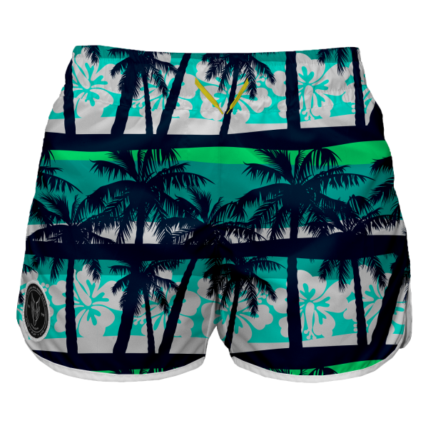 Intrudair Female Board Shorts (Pacific Drift)
