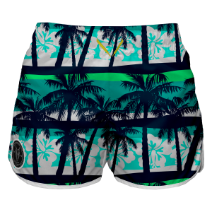 Intrudair Female Board Shorts (Pacific Drift)