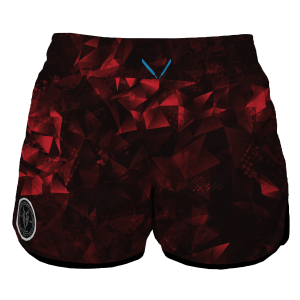 Intrudair Female Board Shorts (Red Void)