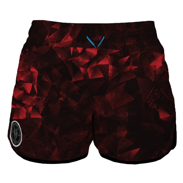 Intrudair Female Board Shorts (Red Void)