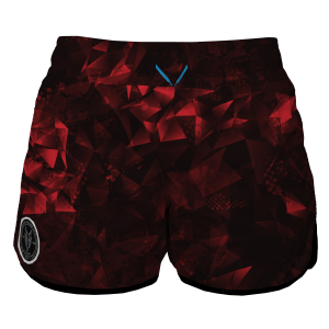 Intrudair Female Board Shorts (Red Void)