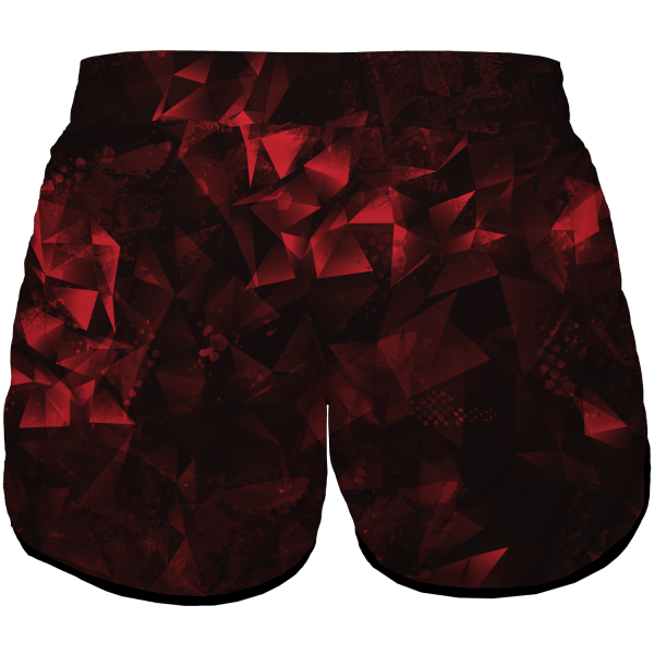 Intrudair Female Board Shorts (Red Void) - Image 3