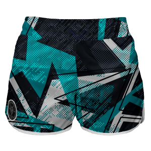 Intrudair Female Board Shorts (Aqua Mesh)