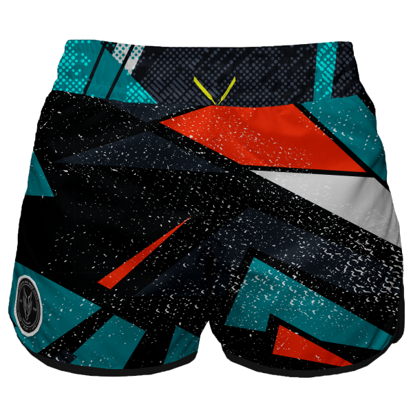 Intrudair Female Board Shorts (Shattered Reef)