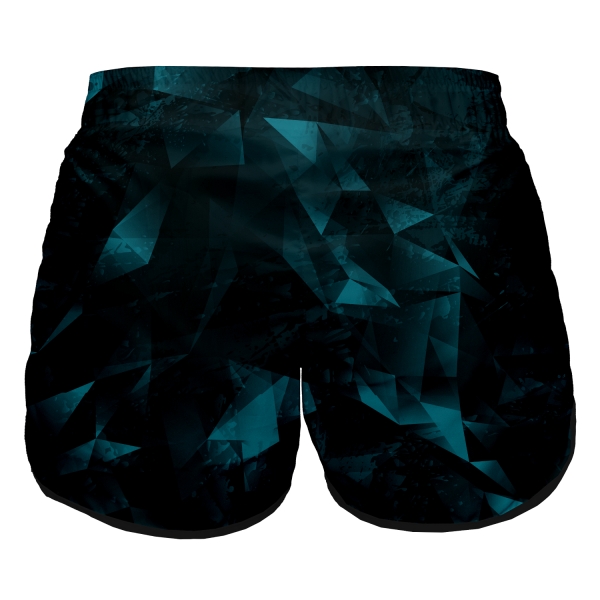Intrudair Female Board Shorts (Turquise Prism) - Image 3