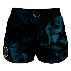 Intrudair Female Board Shorts (Turquise Prism)