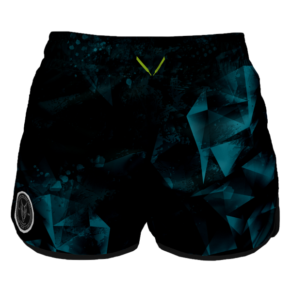 Intrudair Female Board Shorts (Turquise Prism)