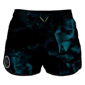 Intrudair Female Board Shorts (Turquise Prism)