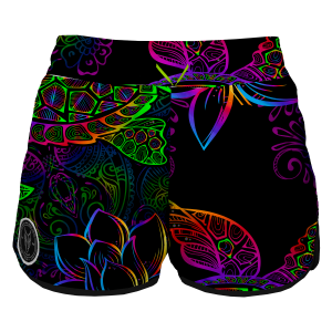 Intrudair Female Board Shorts (Spirit Turtle)