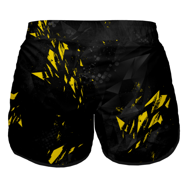 Intrudair Female Board Shorts (Yellow Shard) - Image 3