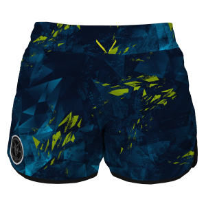 Intrudair Female Board Shorts (Green Prism)