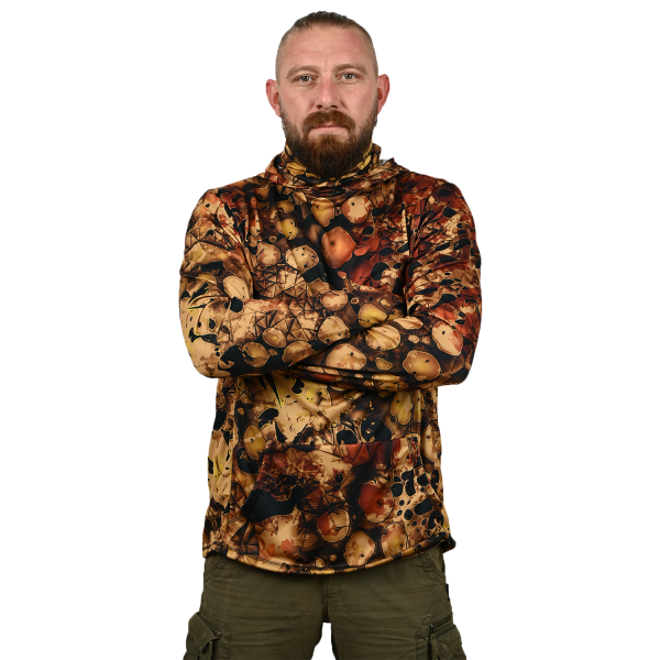Intrudair® Ninja Fishing Hoodie (Brown Camo)