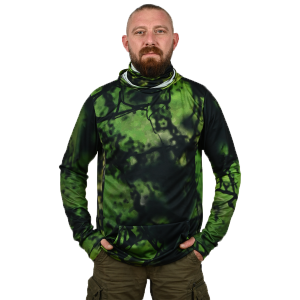 Intrudair® Ninja Fishing Hoodie (Green Camo)