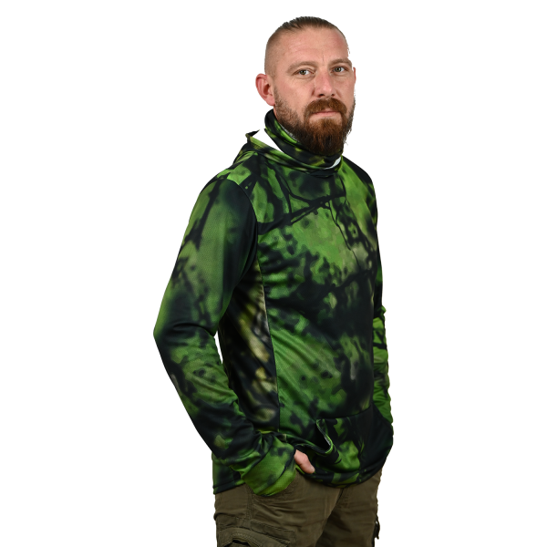 Intrudair® Ninja Fishing Hoodie (Green Camo) - Image 2