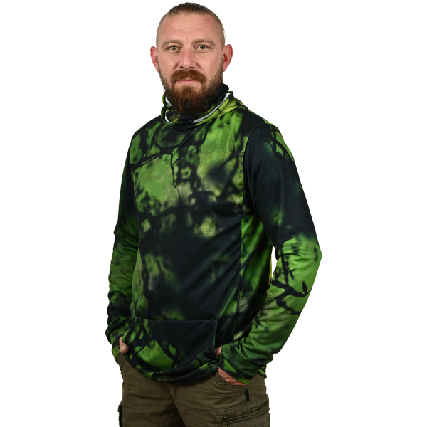 Intrudair® Ninja Fishing Hoodie (Green Camo) - Image 3