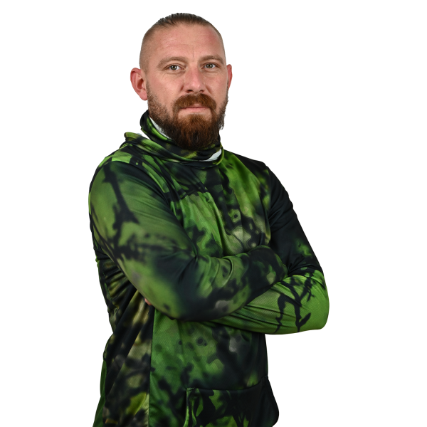 Intrudair® Ninja Fishing Hoodie (Green Camo) - Image 4