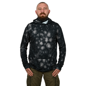 Intrudair® Ninja Fishing Hoodie (Black Camo)