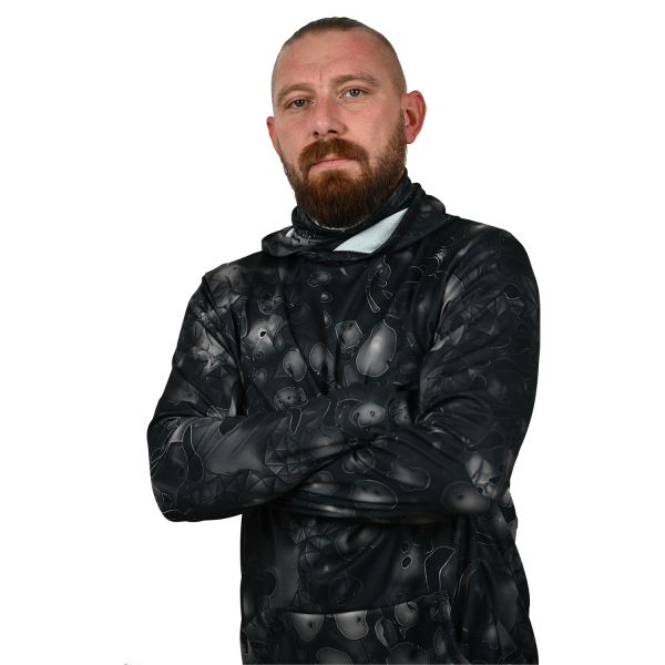 Intrudair® Ninja Fishing Hoodie (Black Camo) - Image 4
