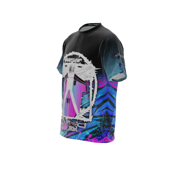 Intrudair® Jersey DaVinci (Blue/pink) (Short) [Pre-Order] - Image 4