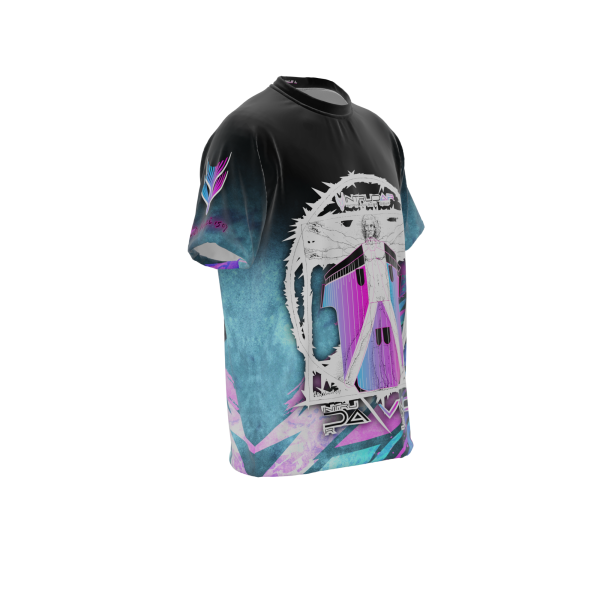 Intrudair® Jersey DaVinci (Blue/pink) (Short) [Pre-Order] - Image 2