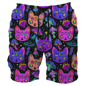 Intrudair Cargo Shorts (Cosmic Cats)