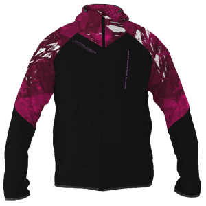 Intrudair® Female Softshell Black/Pink Shards [Hood]